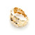 Mimi So Jackson 4.37 Carat Diamond Whimsical Gold Bangle Bracelet