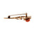  Art Deco Rose Gold Natural Coral Brooch