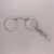 Vintage Solid Platinum Round Old Cut Diamond Art Deco Lorgnette © 1920 Spring