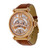 Milus Merea 18k Pink Gold Retro Grade Automatic Diamond Strap Watch 