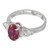 Peter Suchy GIA Certified 2.02 Carat Ruby Diamond Platinum Engagement Ring