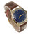 Mathey Tissot Yellow Gold Men's Automatic Custom-Colored Dial Wristwatch