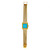 Audemars Piguet 1960 Wrist Watch Custom Color Light Blue Dial Custom Gold Band