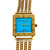 Audemars Piguet 1960 Wrist Watch Custom Color Light Blue Dial Custom Gold Band