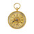 Fusee Chain Drive 1800's John Moncas 18k Tri Color Gold Dial Pocket Watch