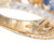 2.70 Carat Multi Color Pear Sapphire Diamond Gold Band Ring