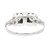 .16 Carat Diamond White Gold Art Deco Engagement Ring 
