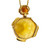 Vintage 1960 Free Form 7.50ct Citrine Brown Diamond 14k Yellow Gold Pendant 