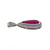 Pink Tourmaline 1.70ct 14k White Gold Diamond Halo Pendant