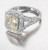 Peter Suchy EGL 2.06 Carat Fancy Yellow Diamond Halo Platinum Engagement Ring