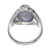 Natural Star Sapphire 6.50ct Art Deco Violet Blue Platinum Men’s Ring 1920 