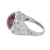 GIA Certified 5.85 Carat Natural Star Ruby Diamond Platinum Ring