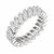 1.50ct Marquise Diamond Mid Century Platinum Eternity Ring