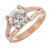 Peter Suchy EGL Certified 2.32 Carat Diamond Rose Gold Engagement Ring
