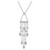 Tiffany & Co. .99 Carat Diamond Platinum Swing Drop Pendant Necklace