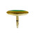 Estate Long Marquise Natural Jadeite Jade 24k Gold Ring