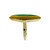 Estate Long Marquise Natural Jadeite Jade 24k Gold Ring