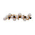 Tiffany & Co Fine Pearl Sapphire .17ct Diamond 14k Pin 