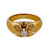 Vintage Men’s  14k Yellow Gold .25.0ct 1950 Diamond Ring