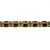 Estate 12.50ct Royal Blue Sapphire Diamond 14k Yellow Gold Bracelet 