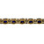 Estate 12.50ct Royal Blue Sapphire Diamond 14k Yellow Gold Bracelet 