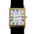 Universal Geneve 14k Gold Golden Shadow Strap Watch Ultra Thin Quartz 