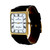 Universal Geneve 14k Gold Golden Shadow Strap Watch Ultra Thin Quartz 