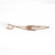 Long Dangle Earrings 14k Pink Gold Micro Pave 1.29ct Diamond Retired Edition 