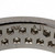 PSD 18k White Gold Flat 2 Row Common Bead Set 1.00ct Diamond Band Ring 