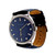 Diamond Dial 1960 14k White Gold Longines 1960 Blue Dial Strap Watch 