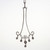 Art Deco Style .55ct 14k White Gold Diamond Dangle Pendant Necklace 