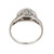 Antique Art Deco 18k White Gold .65ct Old European Cut Diamond Engagement Ring