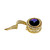 Estate 7.50ct Fine Amethyst Designer JH Pendant Enhancer 14k Yellow Gold 