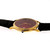 Concord Yellow Gold Red Dial Quartz Men's Date Wristwatch