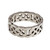 Celtic Cut Out Repeating Pattern 14k White Gold Wedding Band Ring PSD 6mm 