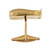 Vintage 1950 Textured 3-D Swirl 14k Yellow Gold Cufflinks