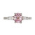 GIA Certified 1.65 Carat Natural Pink Sapphire Diamond Platinum Engagement Ring