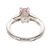 GIA Certified 1.65 Carat Natural Pink Sapphire Diamond Platinum Engagement Ring