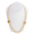 Estate 1980 Two Row Chinese Fresh Water Pearl 14k Yellow Gold Necklace 