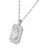 Peter Suchy EGL Certified .82 Marquise Pave Diamond Platinum Pendant Necklace