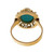 Vintage Estate 1960 Natural Turquoise 18k Yellow Gold Ring