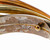 Estate Tri Color Yellow White Pink Gold Hoop 14k Earrings