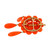 Rare 1875 - 1900 Natural Untreated Certified Coral Rare Orange Pink Pin Pendant 