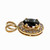 Estate 1950 – 1960 1.00ct Oval Sapphire Diamond 14k Yellow Gold Pendant 