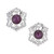 GIA Certified 5.00 Carat Ruby Diamond White Gold Earrings 