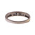 Estate Princess Cut White gold 14k .50ct Channel Band