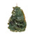 GIA Certified Jadeite Jade Natural Untreated Carved Fish Gold Pendant