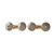 Antique 14k Rose Gold Platinum Old European Cut Diamond Double Sided Cufflinks