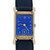 Vintage 1949  14k White Gold Bulova Custom Colored Blue Dial Watch
