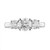 Peter Suchy 1.01 Carat Three-Stone Diamond Platinum Engagement Ring
